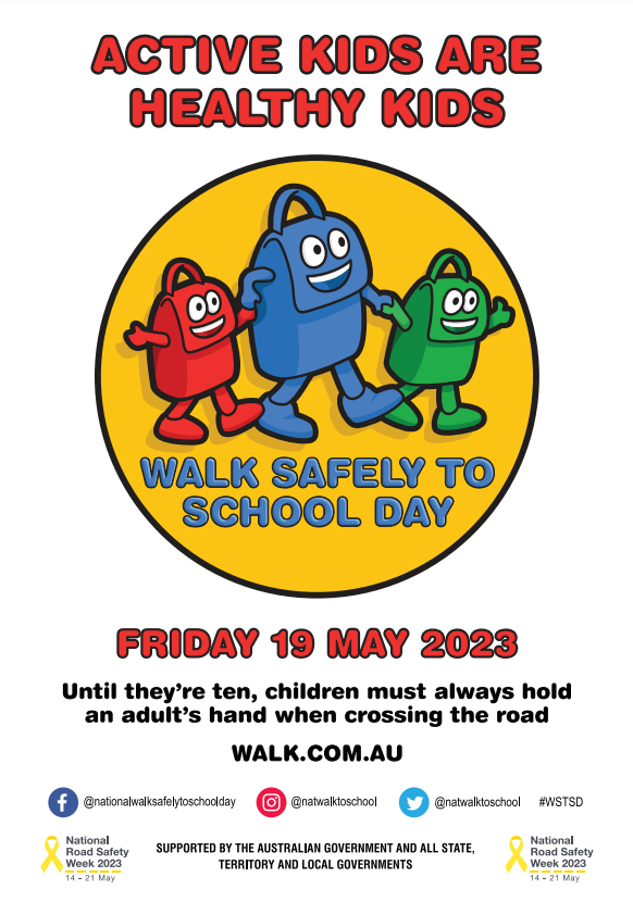 Walk Safely to School Day 2023 St Anthony's Primary School